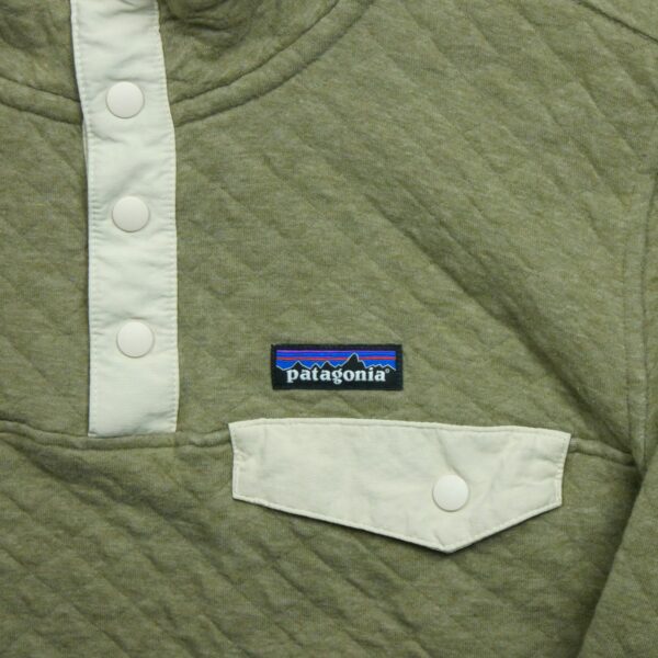 Pull femme manches longues beige Patagonia Col a boutons QWE1567