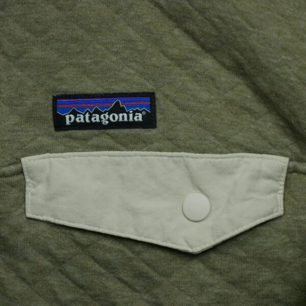 Pull femme manches longues beige Patagonia Col a boutons QWE1567