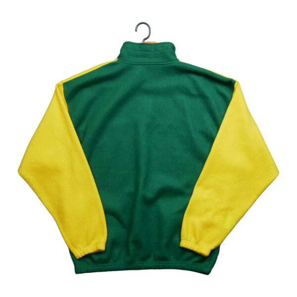 Pull polaires homme manches longues jaune Vintage Col Montant Equipe Green Bay Packers QWE2159