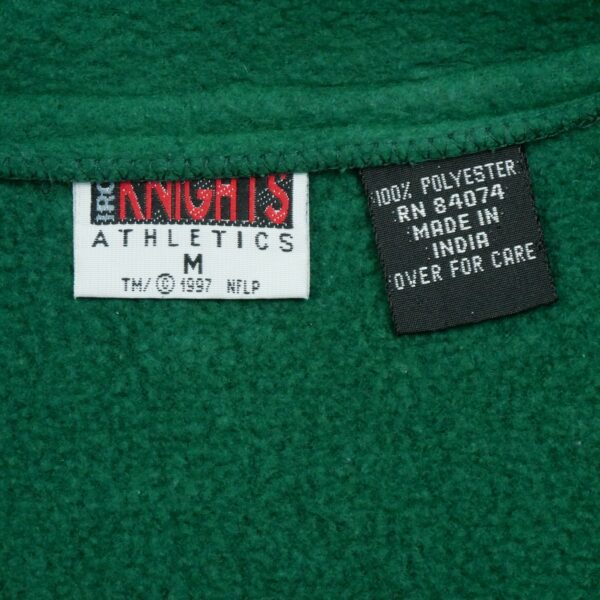 Pull polaires homme manches longues jaune Vintage Col Montant Equipe Green Bay Packers QWE2159