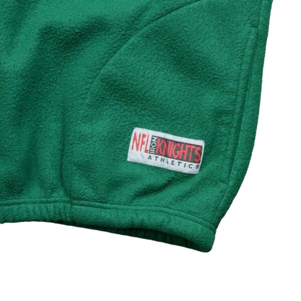 Pull polaires homme manches longues jaune Vintage Col Montant Equipe Green Bay Packers QWE2159
