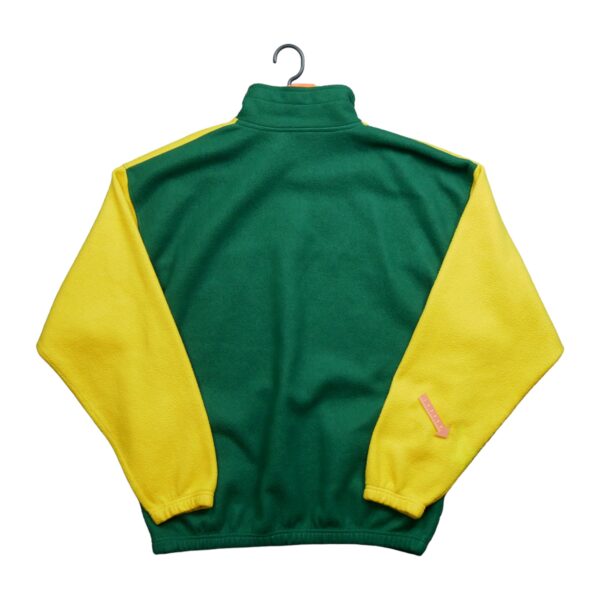Pull polaires homme manches longues jaune Vintage Col Montant Equipe Green Bay Packers QWE2159