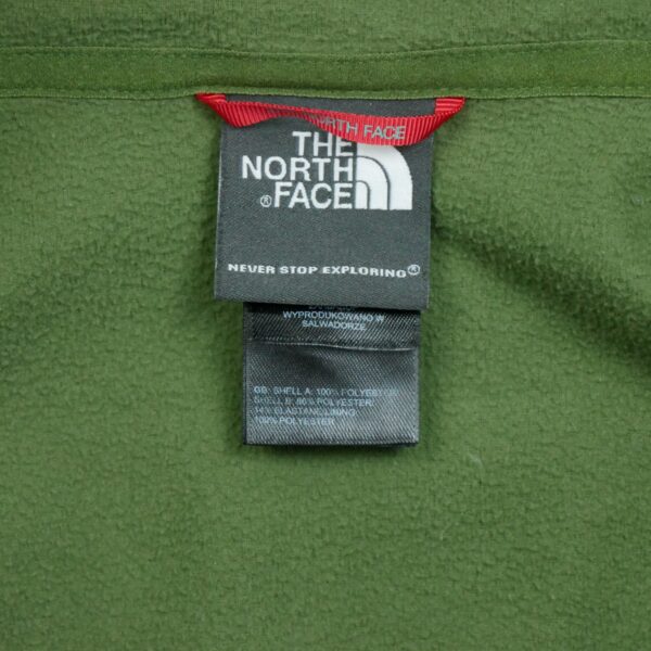 Pull polaires homme manches longues kaki The North Face Col Montant QWE3209