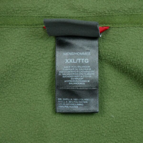 Pull polaires homme manches longues kaki The North Face Col Montant QWE3209