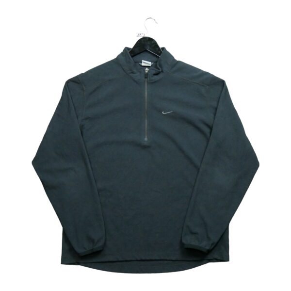 Pull polaires homme manches longues noir Nike Col Montant QWE3829