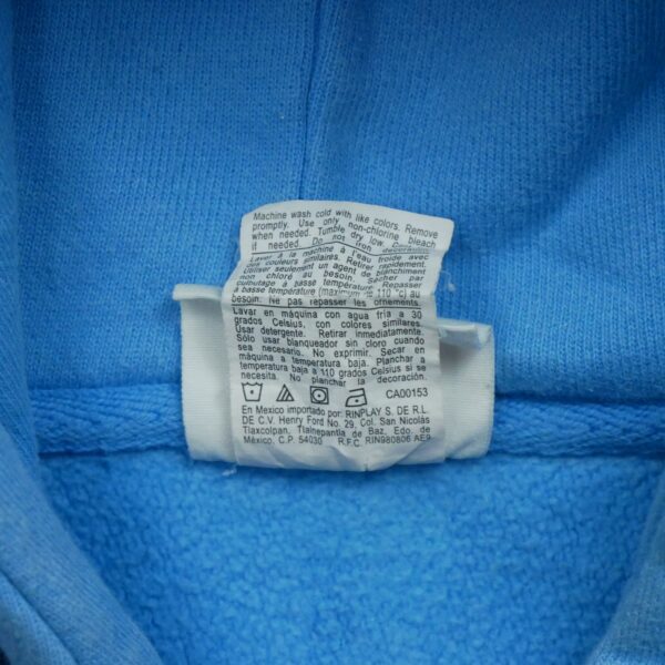 Sweat a capuche femme manches longues bleu clair Champion Motif imprime Col Rond QWE0605