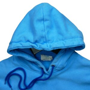 Sweat a capuche femme manches longues bleu clair Champion Motif imprime Col Rond QWE0605