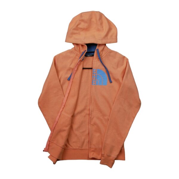 Sweat a capuche femme manches longues corail The North Face Motif imprime Col Rond QWE1531