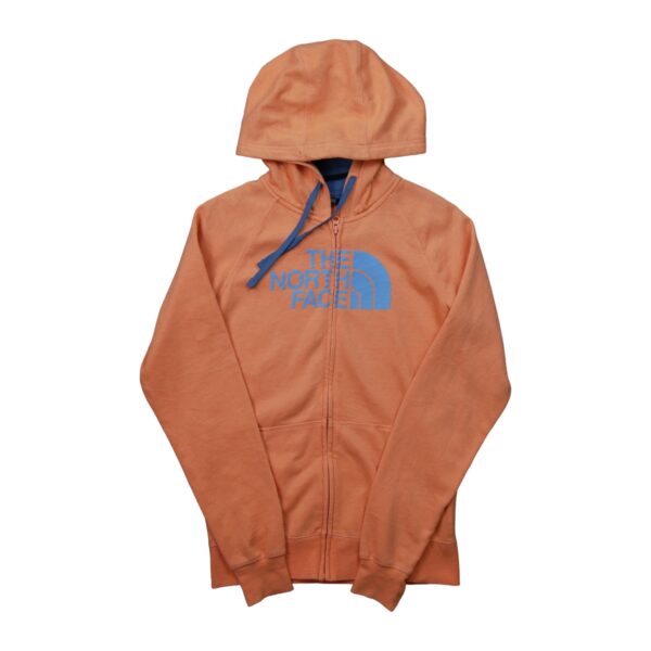 Sweat a capuche femme manches longues corail The North Face Motif imprime Col Rond QWE1531