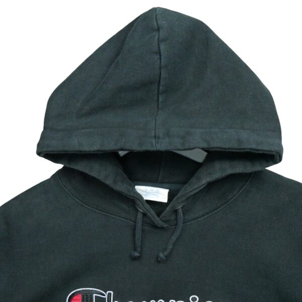 Sweat a capuche femme manches longues noir Champion Col Rond QWE0085