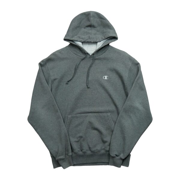 Sweat a capuche homme manches longues gris Champion Motif chine Col Rond QWE0359