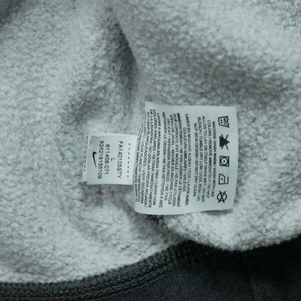 Sweat a capuche homme manches longues gris Nike Col Rond QWE1062