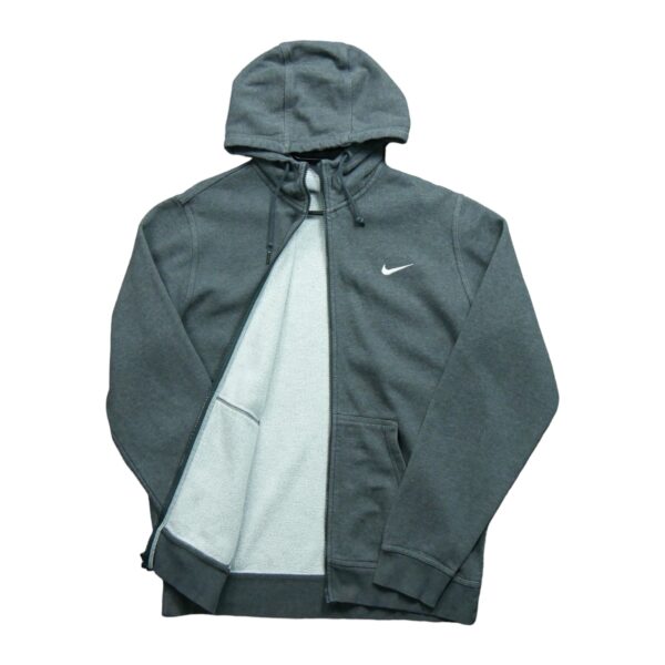 Sweat a capuche homme manches longues gris Nike Col Rond QWE1062