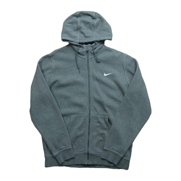 Sweat a capuche homme manches longues gris Nike Col Rond QWE1062