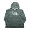 Sweat a capuche homme manches longues gris The North Face Motif imprime Col Rond QWE2254