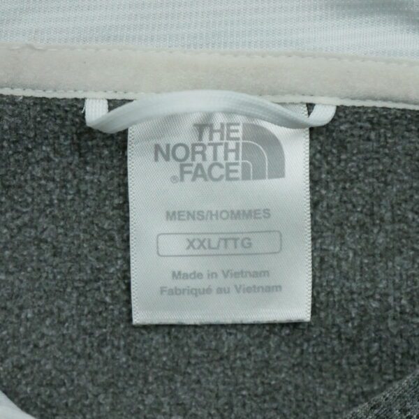 Sweat a capuche homme manches longues gris The North Face Motif imprime Col Rond QWE2254