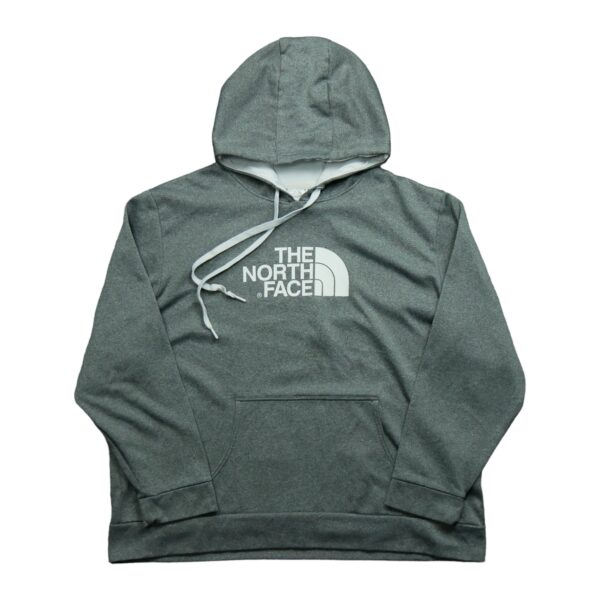 Sweat a capuche homme manches longues gris The North Face Motif imprime Col Rond QWE2254