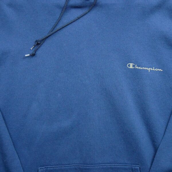Sweat a capuche homme manches longues marine Champion Col Rond QWE3304