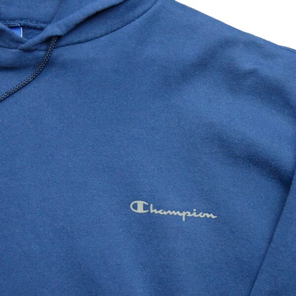 Sweat a capuche homme manches longues marine Champion Col Rond QWE3304