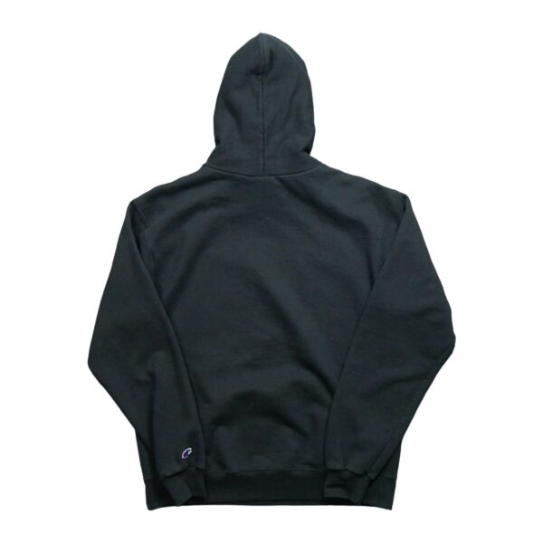 Sweat a capuche homme manches longues noir Champion Motif imprime Col Rond QWE1588