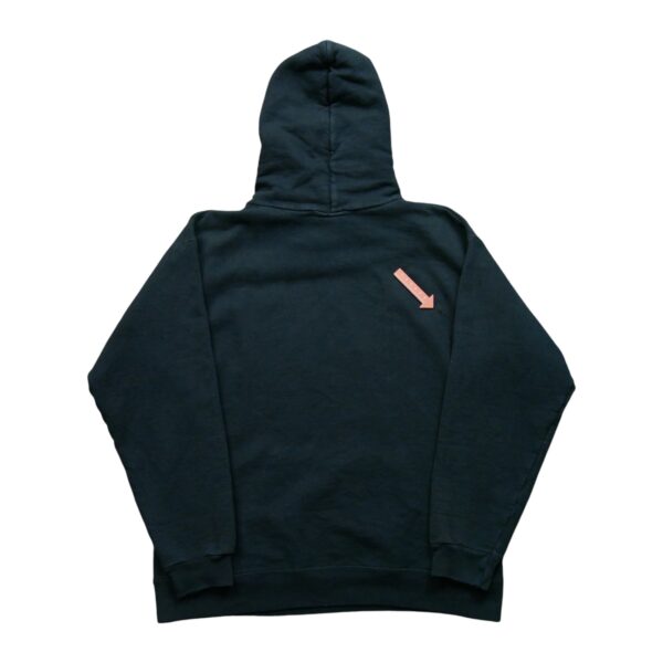 Sweat a capuche homme manches longues noir Thrasher Motif imprime Col Rond QWE2138