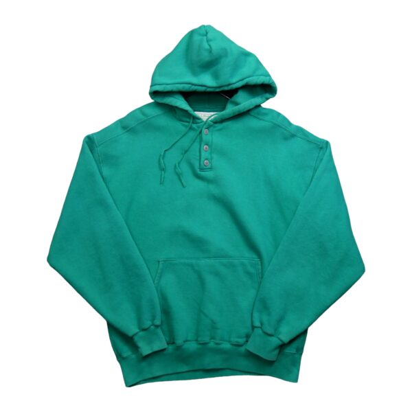 Sweat a capuche homme manches longues turquoise Russell Athletic Col Rond QWE3319
