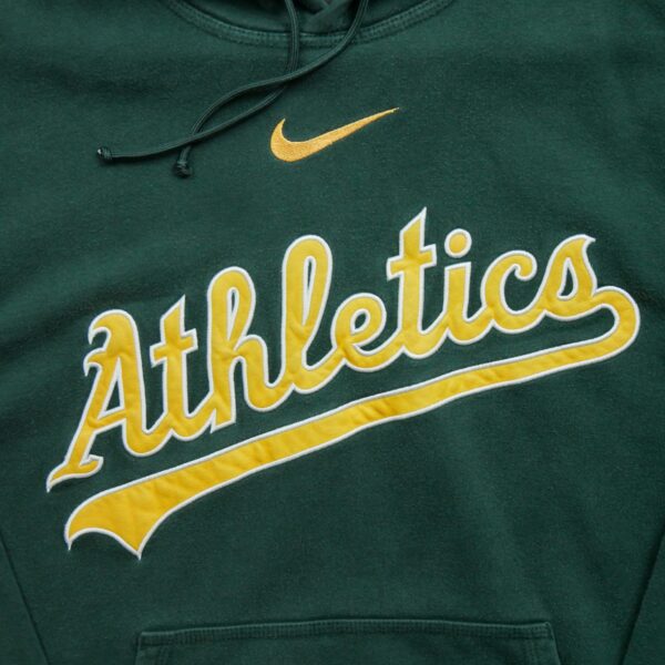 Sweat a capuche homme manches longues vert Nike Col Rond QWE0191