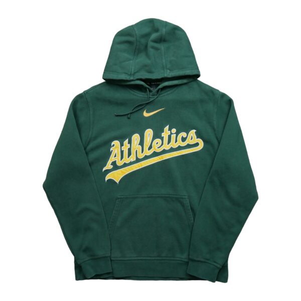 Sweat a capuche homme manches longues vert Nike Col Rond QWE0191