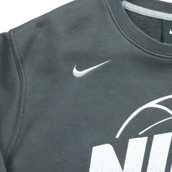 Sweat homme manches longues gris Nike Motif imprime Col Rond QWE0482