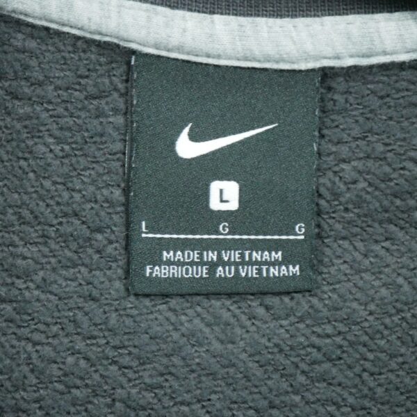 Sweat homme manches longues gris Nike Motif imprime Col Rond QWE0482