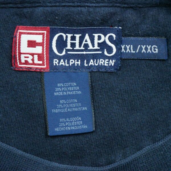 Sweat homme manches longues marine Polo Ralph Lauren Motif imprime Col Rond QWE0080