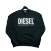 Sweat homme manches longues noir Diesel Motif imprime Col Rond QWE0362