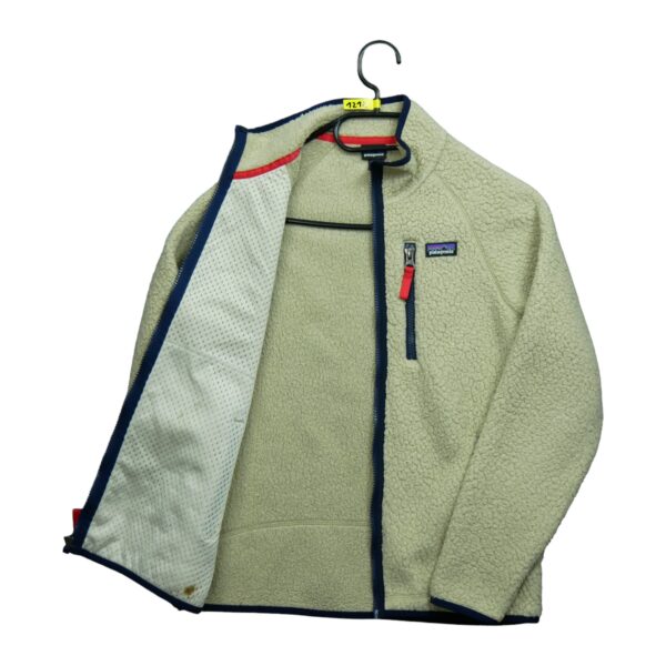 Veste polaires enfant manches longues beige Patagonia Col Montant QWE1212
