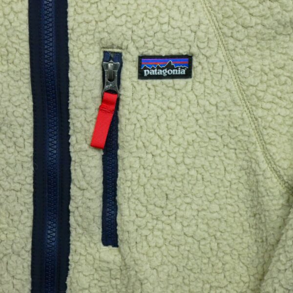 Veste polaires enfant manches longues beige Patagonia Col Montant QWE1212