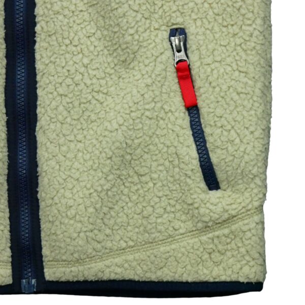 Veste polaires enfant manches longues beige Patagonia Col Montant QWE1212