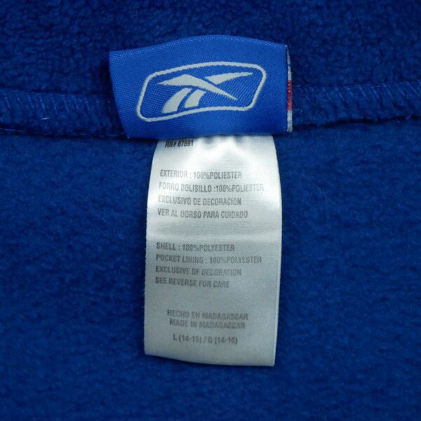Veste polaires enfant manches longues bleu Reebok Col Montant QWE1299