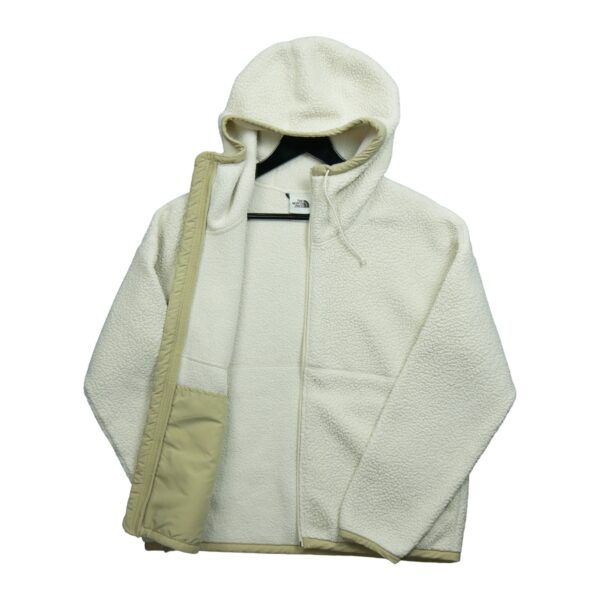 Veste polaires femme manches longues beige The North Face Col Montant QWE3838