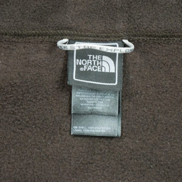 Veste polaires femme manches longues marron The North Face Col Montant QWE3053