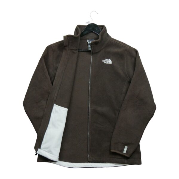 Veste polaires femme manches longues marron The North Face Col Montant QWE3053