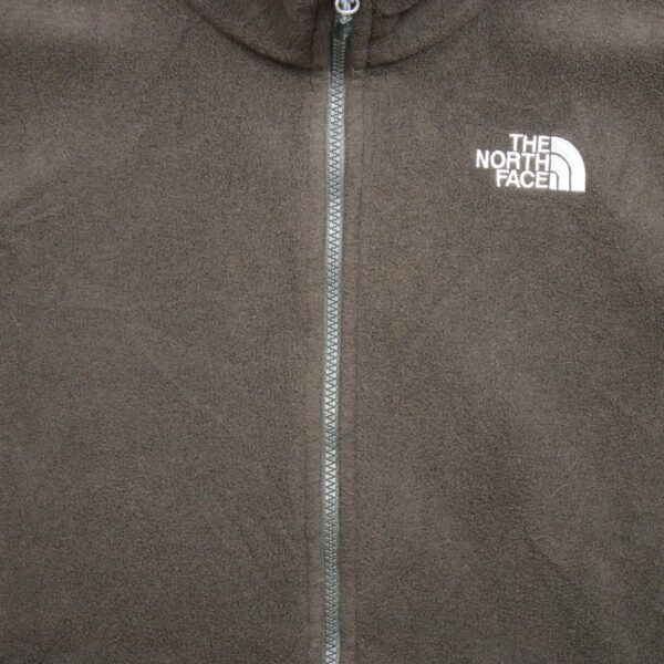 Veste polaires femme manches longues marron The North Face Col Montant QWE3053