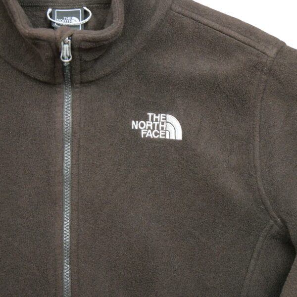 Veste polaires femme manches longues marron The North Face Col Montant QWE3053