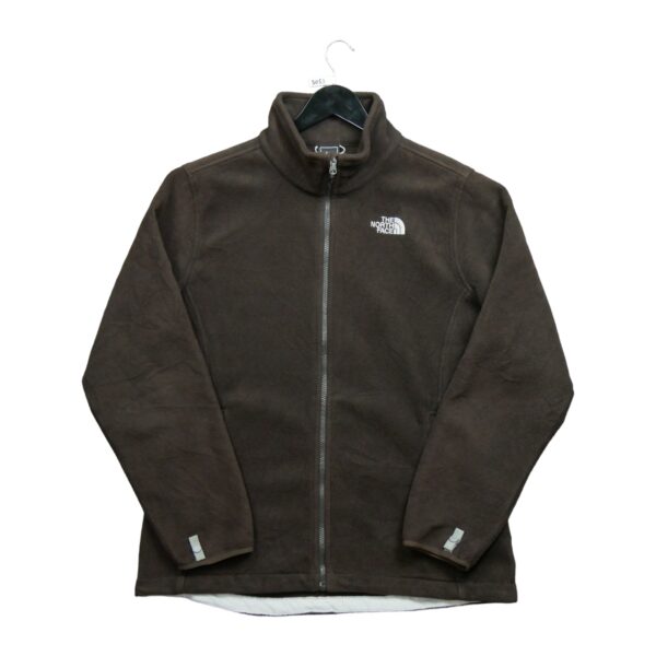 Veste polaires femme manches longues marron The North Face Col Montant QWE3053