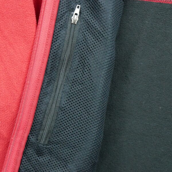 Veste polaires femme manches longues rouge LLBean Col Montant Polartec QWE1069
