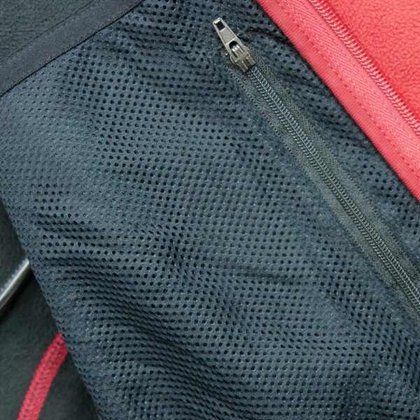 Veste polaires femme manches longues rouge LLBean Col Montant Polartec QWE1069