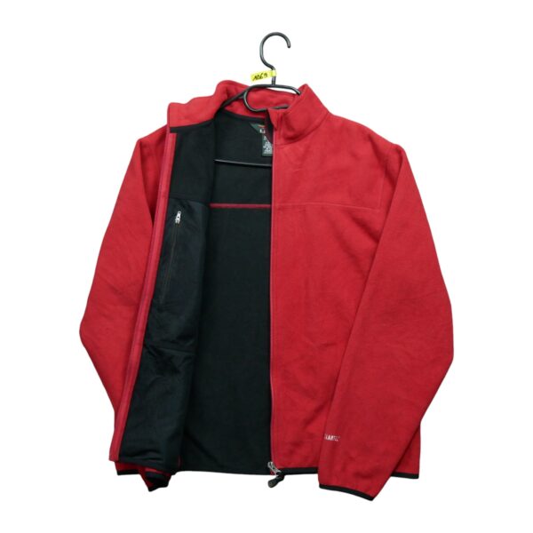 Veste polaires femme manches longues rouge LLBean Col Montant Polartec QWE1069