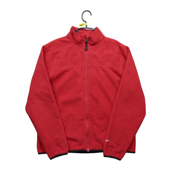 Veste polaires femme manches longues rouge LLBean Col Montant Polartec QWE1069