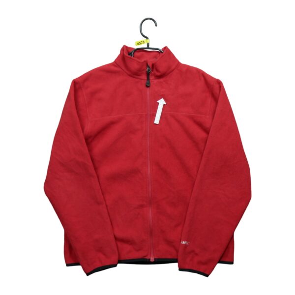 Veste polaires femme manches longues rouge LLBean Col Montant Polartec QWE1069