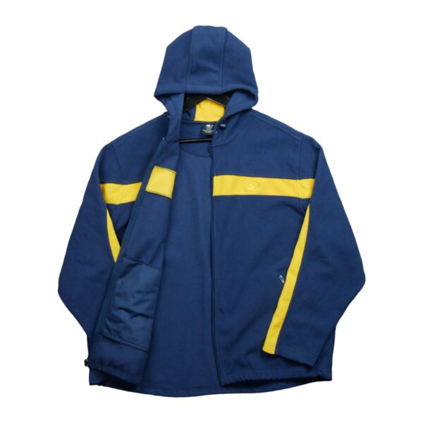 Veste polaires homme manches longues bleu Starter Col Montant QWE3052