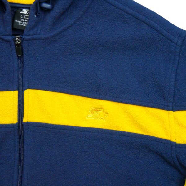 Veste polaires homme manches longues bleu Starter Col Montant QWE3052