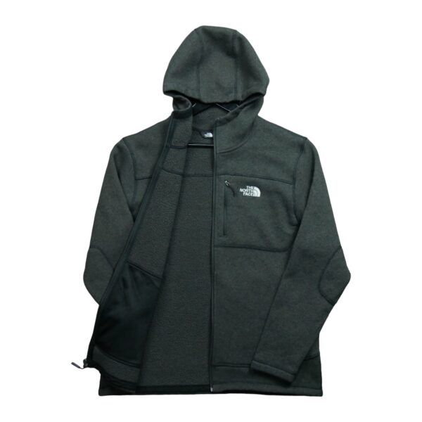 Veste polaires homme manches longues gris The North Face Motif chine Col Montant QWE3399